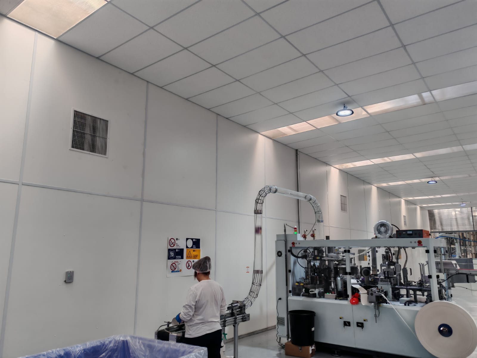 Climatización de grandes superficies industrial